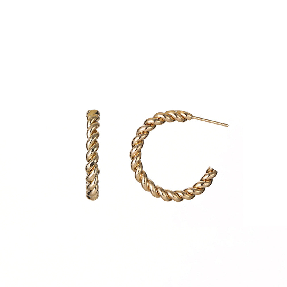 Atemberaubende Gold Ohrring für den Alltag