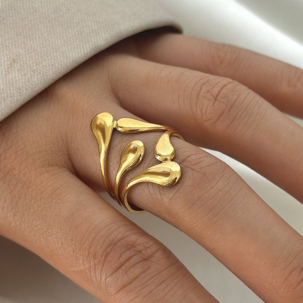 Zarte handwerkliche Gold Armband