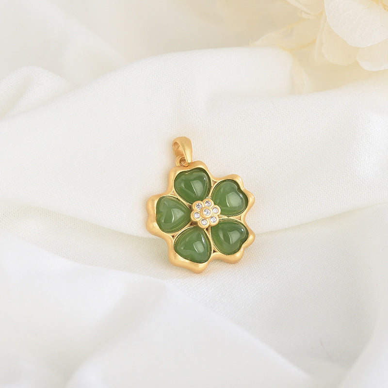 Zarte handwerkliche Gold Halskette