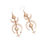 Handgefertigte Vintage Gold Ohrring