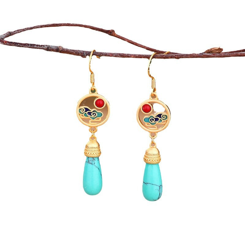 Atemberaubende Gold Ohrring für den Alltag