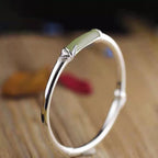 Zarte handwerkliche Silber Armband