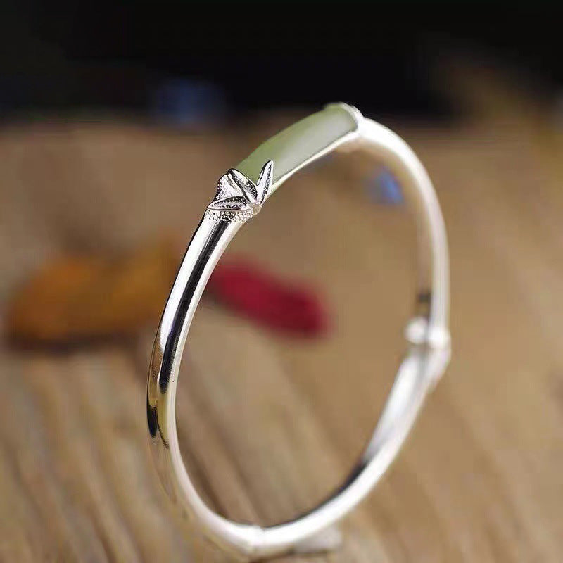 Zarte handwerkliche Silber Armband