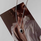 Zarte handwerkliche Halskette