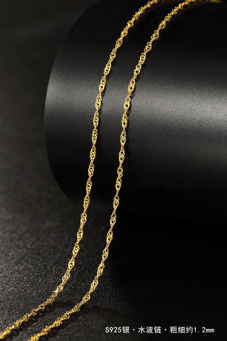 Atemberaubende Gold Halskette für den Alltag