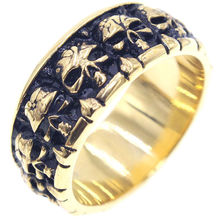 Handgefertigte Vintage Gold Ring