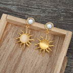 Zarte handwerkliche Ohrring