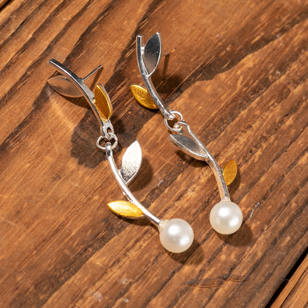 Romantische Silber Ohrring für besondere Momente