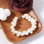 Zarte handwerkliche Perlen Halskette