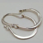 Klassische Silber Ohrring mit zeitloser Eleganz