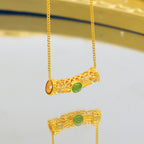 Schöne Silber Halskette mit einzigartigem Stil