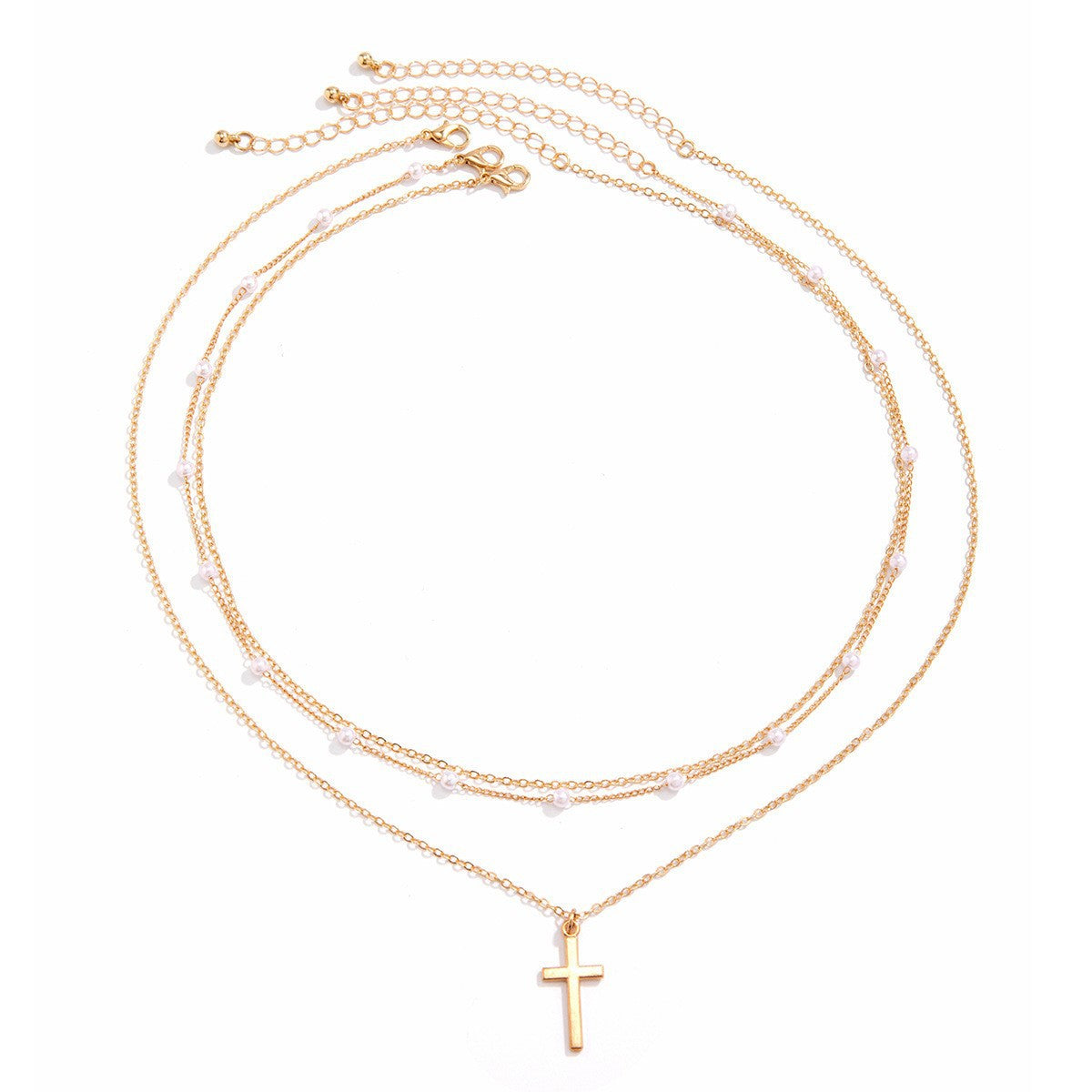 Zarte handwerkliche Perlen Halskette