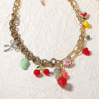 Zarte handwerkliche Halskette