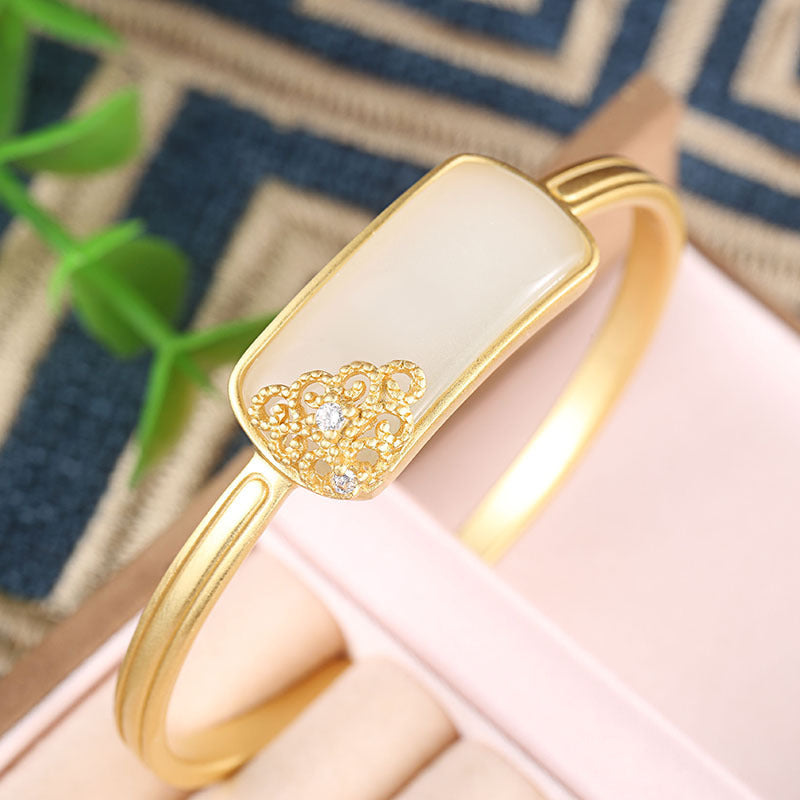 Handgefertigte Vintage Gold Armband