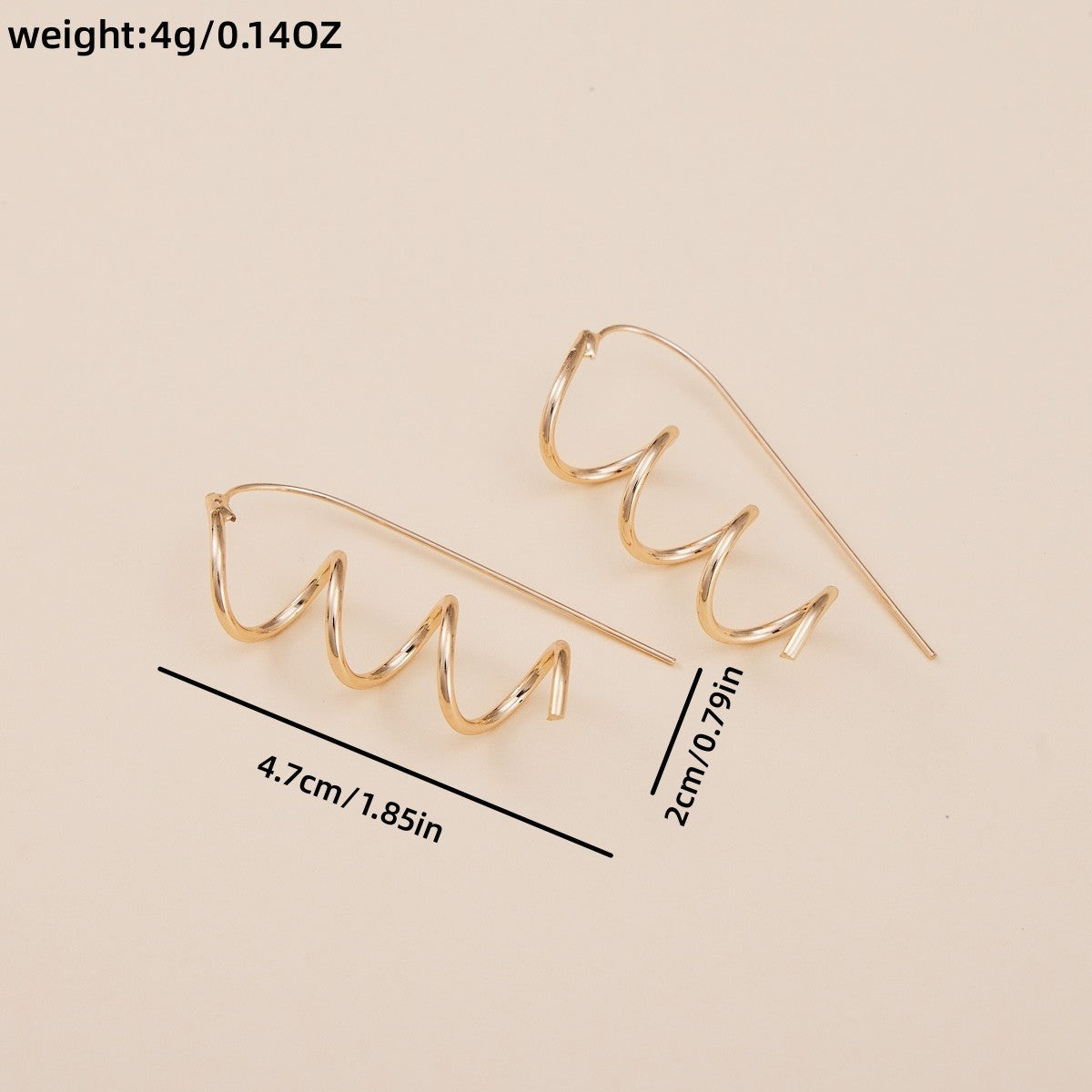 Atemberaubende Ohrring für den Alltag