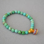 Handgefertigte Vintage Gold Armband