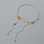 Zarte handwerkliche Halskette