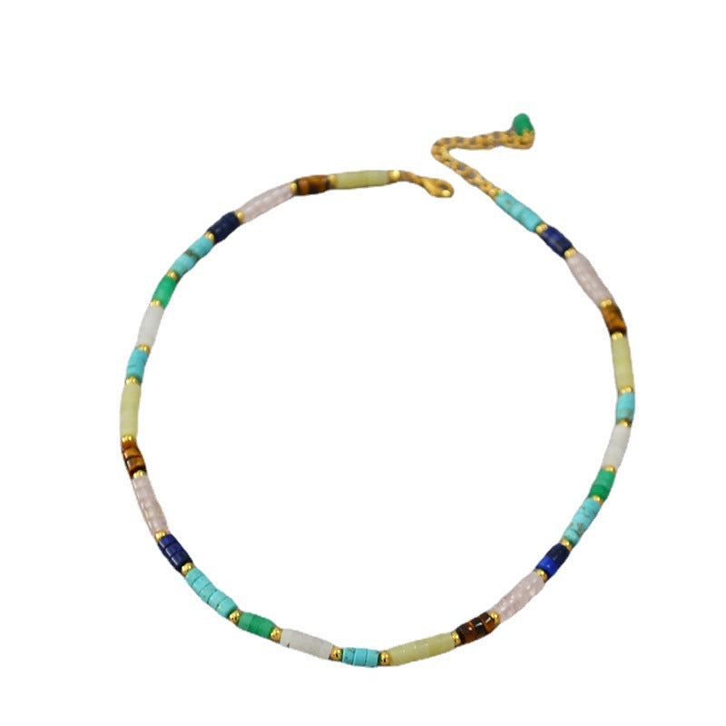 Zarte handwerkliche Halskette