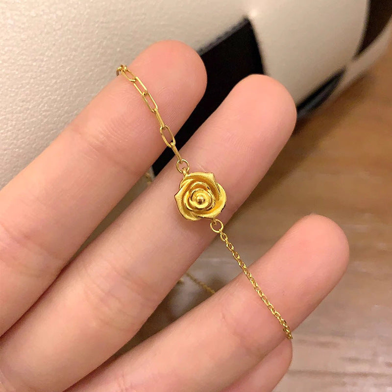 Handgefertigte Vintage Gold Armband