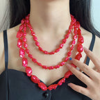 Zarte handwerkliche Halskette