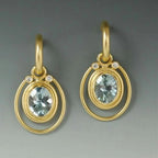 Charmante Gold Ohrring für jeden Anlass