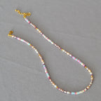 Zarte handwerkliche Perlen Halskette