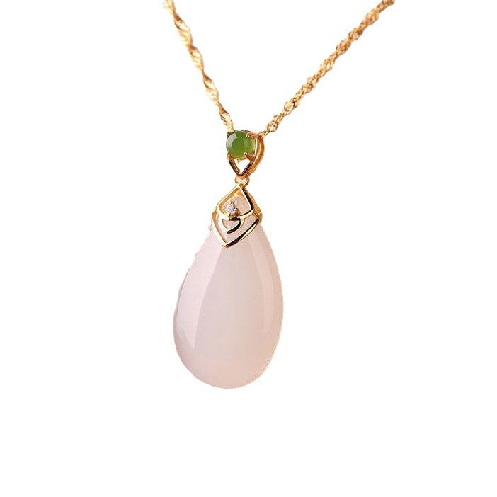 Zarte handwerkliche Gold Halskette