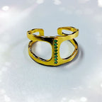 Klassische Gold Ring mit zeitloser Eleganz