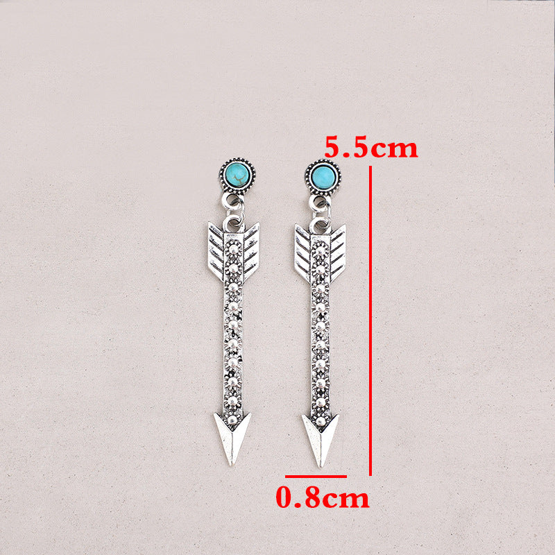 Zarte handwerkliche Ohrring