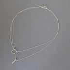 Schöne Silber Halskette mit einzigartigem Stil