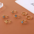 Atemberaubende Gold Schmuckset für den Alltag