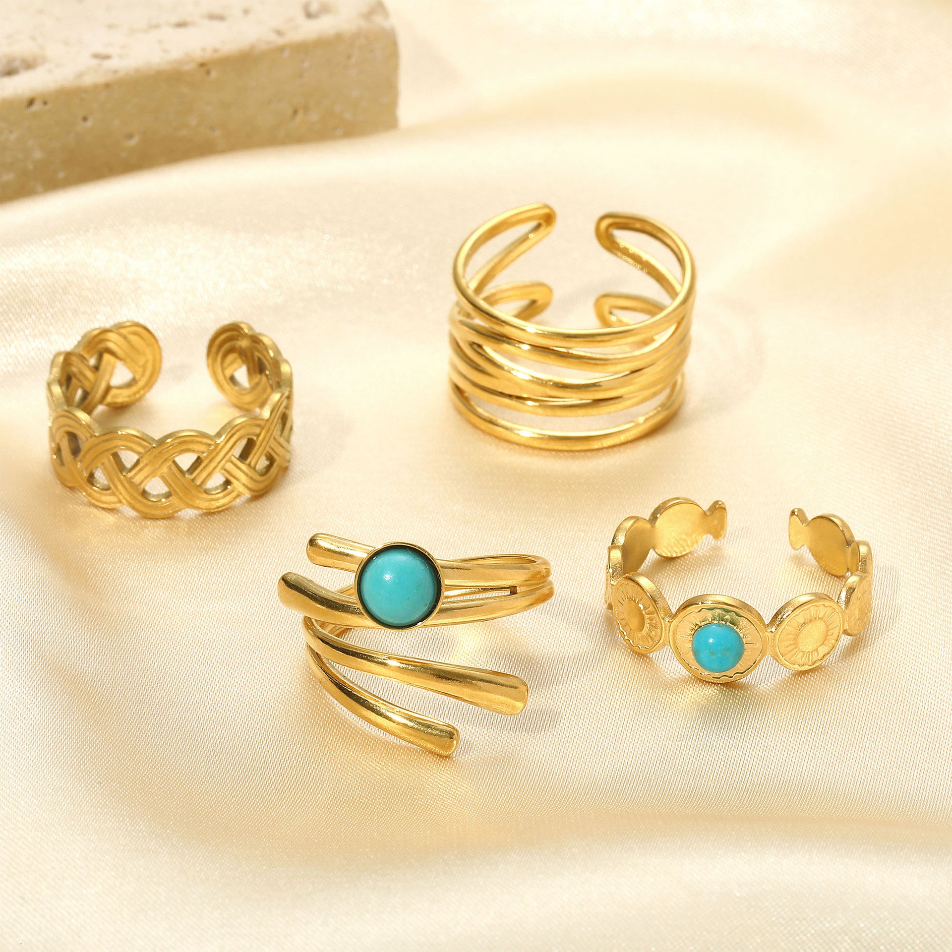 Atemberaubende Gold Ring für den Alltag