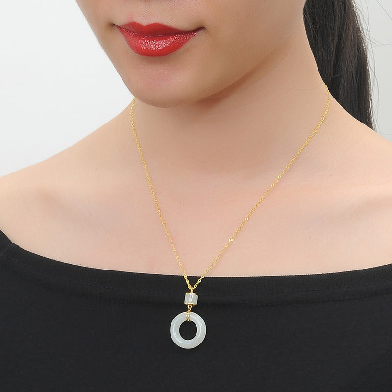 Romantische Gold Halskette für besondere Momente