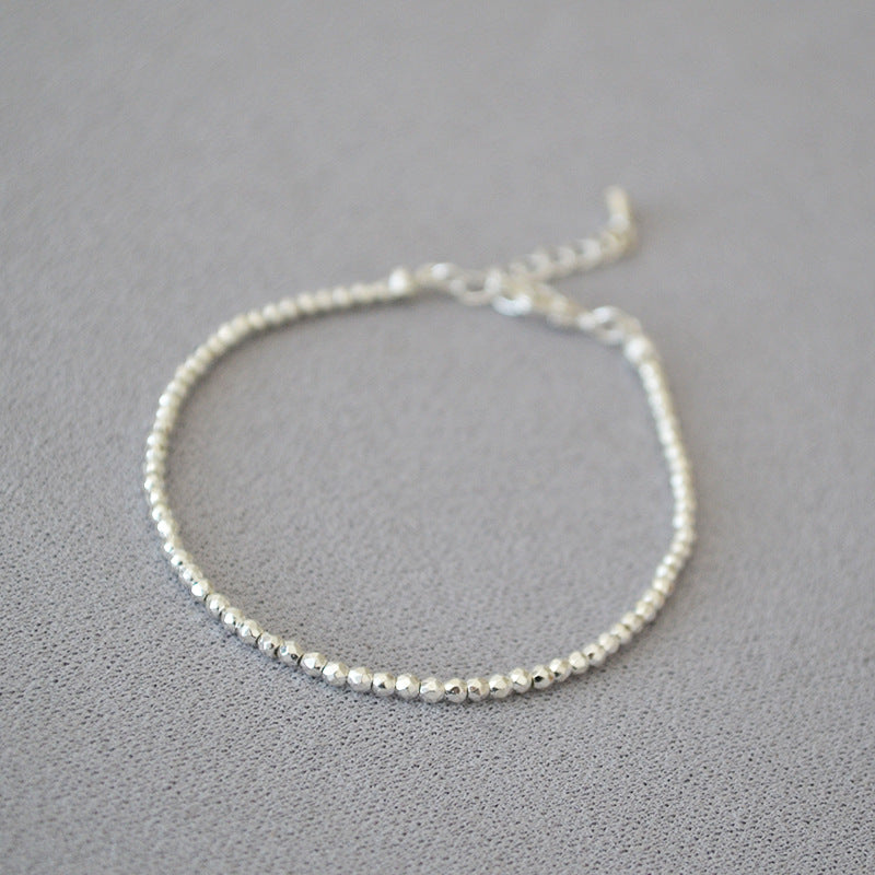 Zarte handwerkliche Silber Halskette