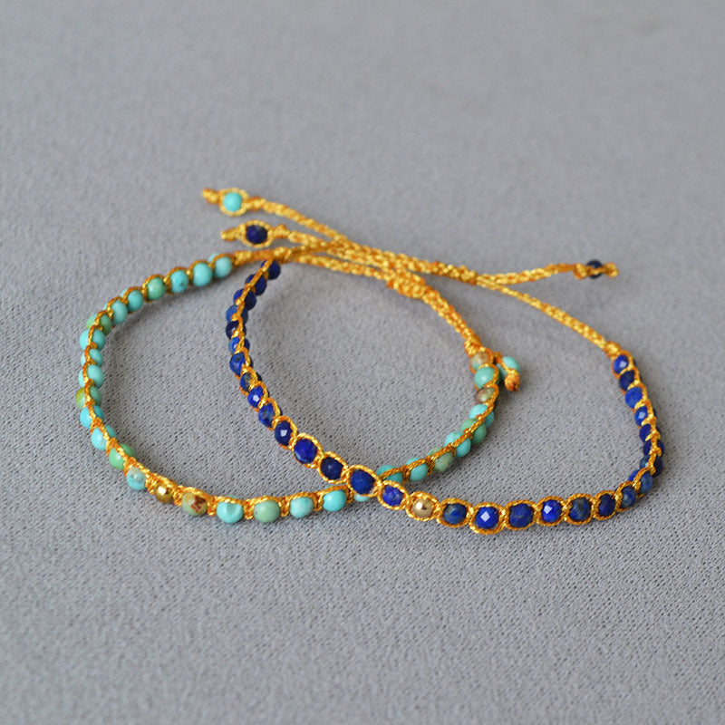 Handgefertigte Vintage Gold Armband