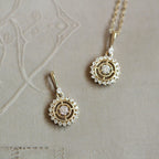 Handgefertigte Vintage Gold Halskette