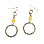 Zarte handwerkliche Ohrring