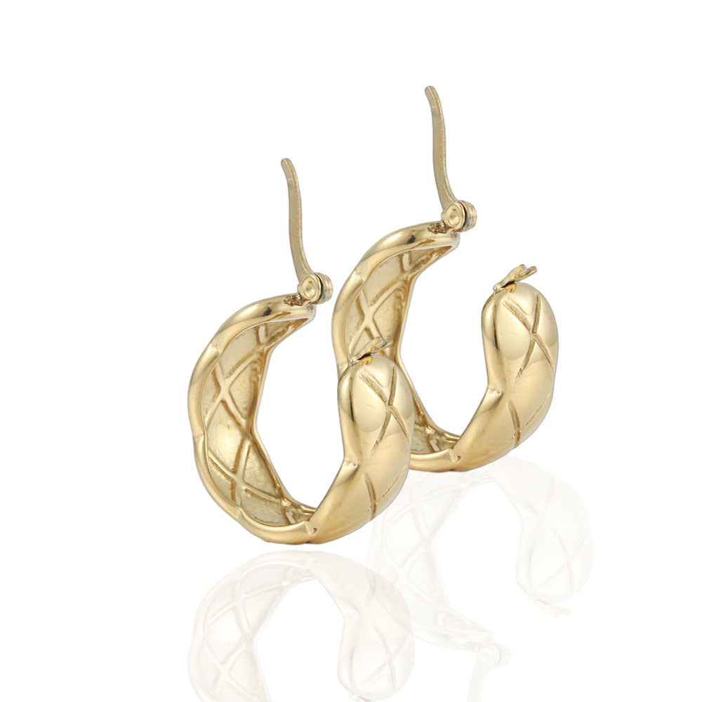 Atemberaubende Gold Ohrring für den Alltag