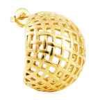 Klassische Gold Ohrring mit zeitloser Eleganz