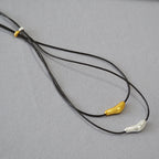 Schöne Gold Halskette mit einzigartigem Stil