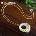 Schöne Silber Halskette mit einzigartigem Stil