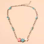 Zarte handwerkliche Halskette