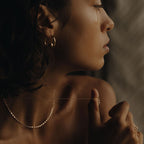 Romantische Gold Halskette für besondere Momente