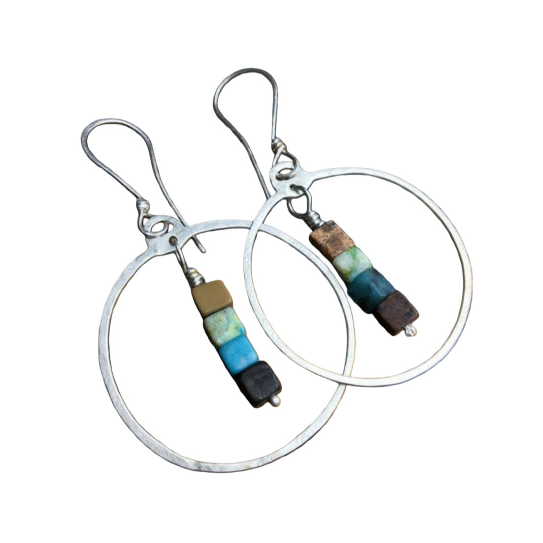 Handgefertigte Vintage Ohrring