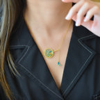 Zarte handwerkliche Silber Halskette