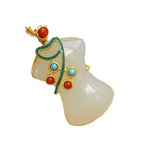 Zarte handwerkliche Silber Halskette