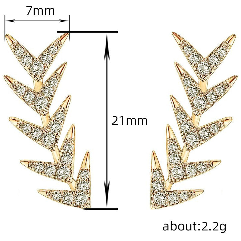 Atemberaubende Ohrring für den Alltag