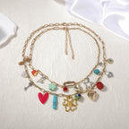 Zarte handwerkliche Halskette