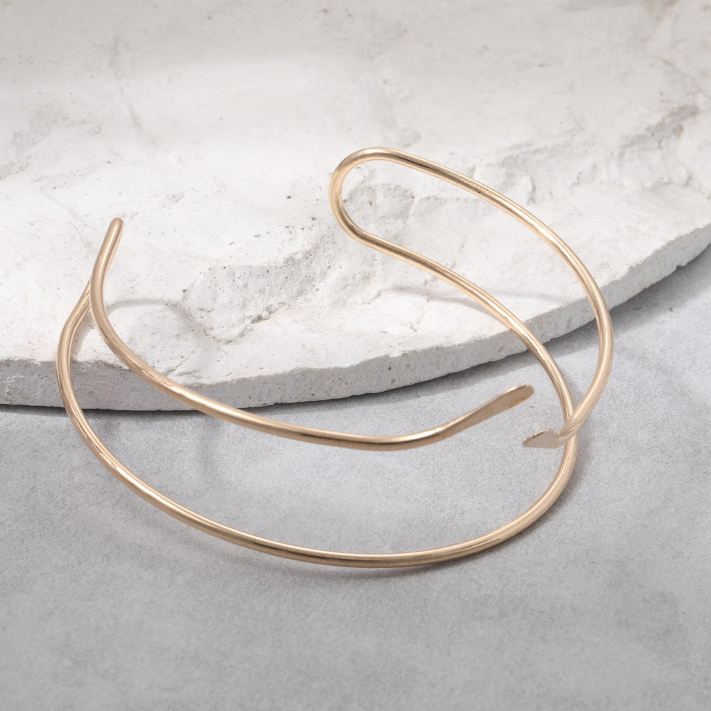 Zarte handwerkliche Gold Armband