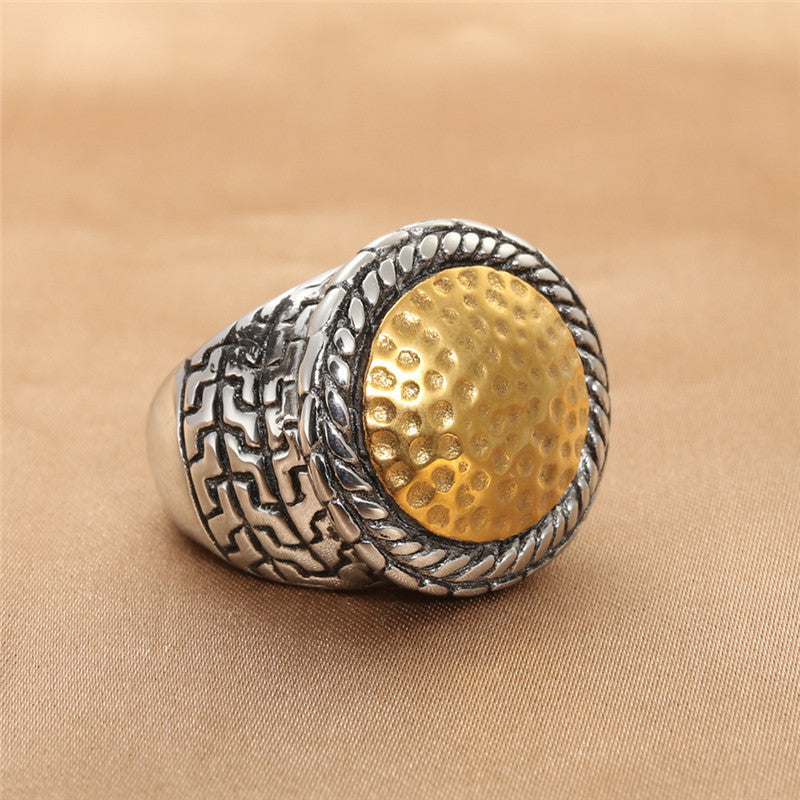 Handgefertigte Vintage Gold Ring